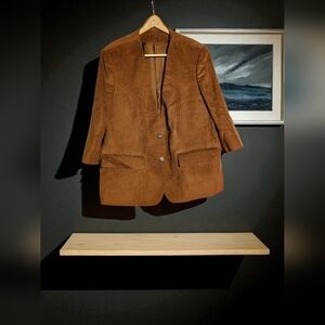 Tony Silom Bangkok XL Custom Men's Brown Corduroy Blazer